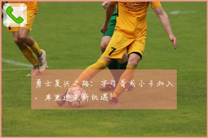 勇士复兴之路：字母哥或小卡加入，库里迎来新机遇！